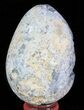 Crystal Filled Celestine (Celestite) Egg - Madagascar #66107-2